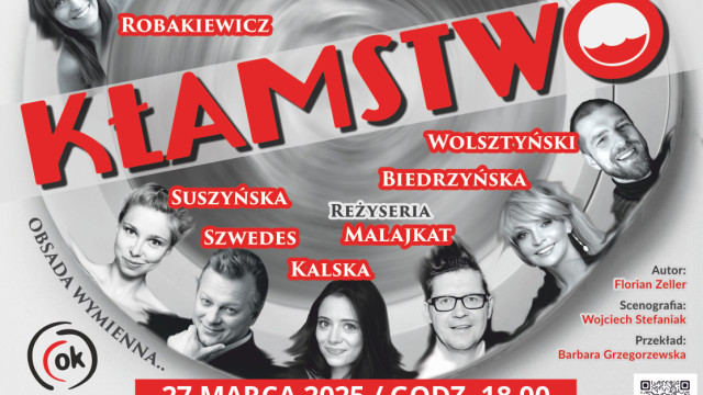 Miłość, tajemnice i humor. Rozdaliśmy bilety na spektakl „Kłamstwo”