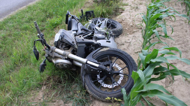 Motocyklem wprost do kukurydzy