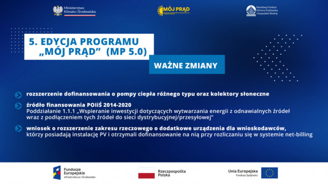 Nabór wniosków - dotacje z programu „Mój Prąd” - InfoBrzeszcze.pl