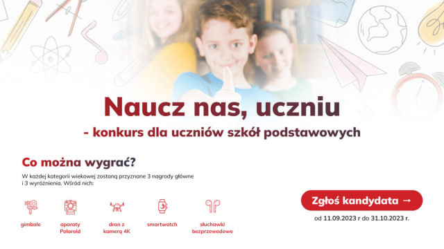 Naucz nas, uczniu – konkurs dla szkół podstawowych