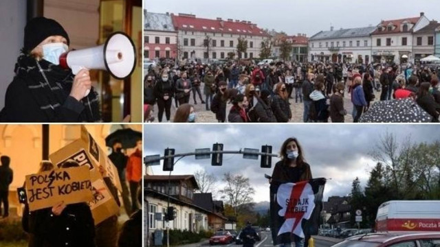 Nie tylko Kraków protestuje, mniejsze miasta też. Strajk Kobiet zalał Małopolskę!