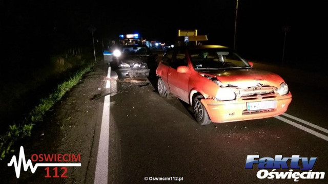 Nocny karambol na drodze krajowej – FOTO