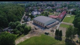 Nowy odcinek z budowy sali w Kętach Podlesiu