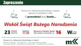 O świętach po świętach w muzeum - zaproszenie