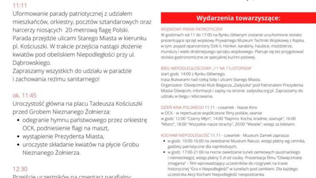 Obchody Święta Niepodległość 2021