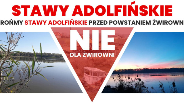 Obrońcy Stawów Adolfińskich mobilizują się. Będzie spotkanie