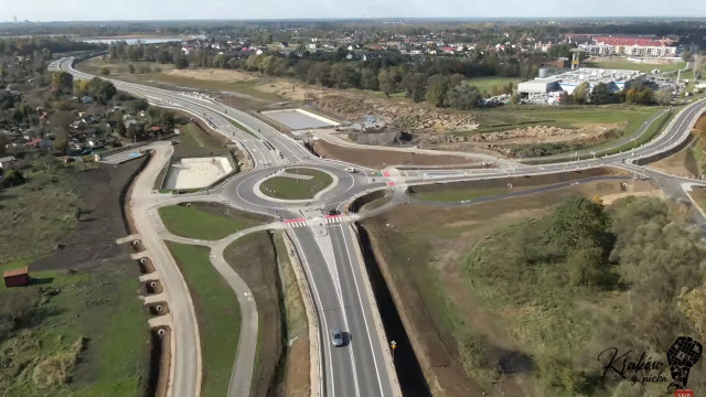 Obwodnica Oświęcimia z lotu ptaka – zobacz wyjątkowy przelot dronem nad nową trasą!