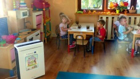 Oczyszczacz powietrza dla dzieci z przedszkola na Podlesiu