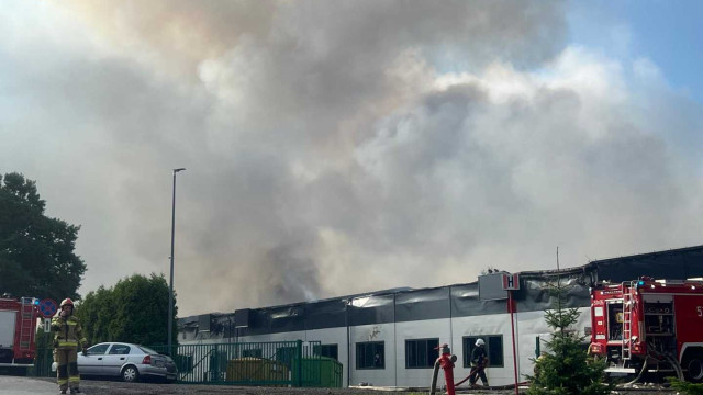 Oględziny miejsca pożaru w Malcu w ramach prokuratorskiego śledztwa