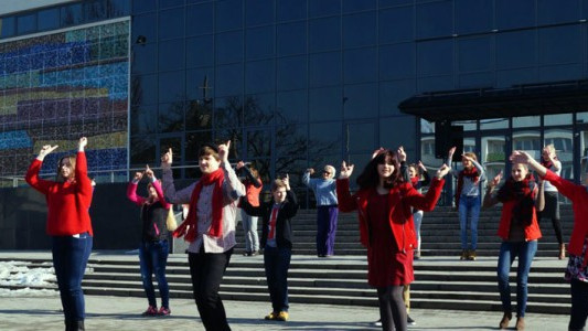 One Billion Rising w Oświęcimiu