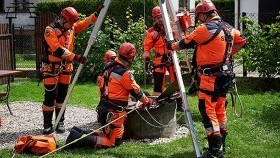 OSP Bulowice - szkolenie z ratownictwa wysokościowego