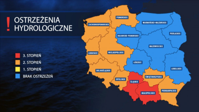 Ostrzeżenie hydrologiczne trzeciego stopnia