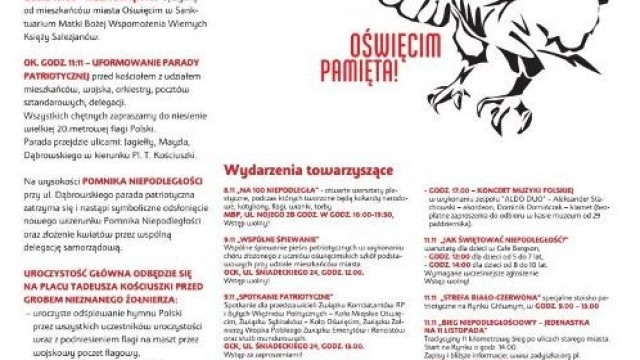 OŚWIĘCIM. 100 Rocznica Odzyskania Niepodległości