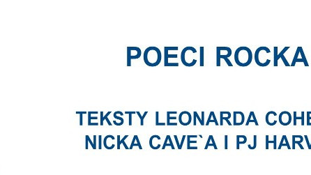 OŚWIĘCIM. 68. Krakowski Salon Poezji „Poeci Rocka”