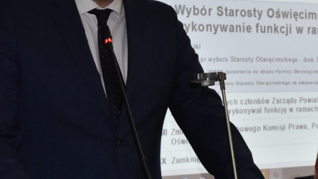 Oświęcim. Andrzej Skrzypiński został nowym starostą powiatu oświęcimskiego