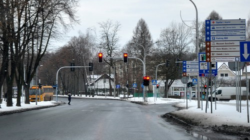 OŚWIĘCIM. Dziś zgaśnie sygnalizacja. Patrz uważnie na znaki przy skrzyżowaniu ul. Dąbrowskiego ze Szpitalną i Śniadeckiego