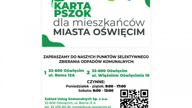 Oświęcim. Gdzie znajdują się PSZOK-i? Kto może z nich korzystać? Jakie odpady przyjmują?