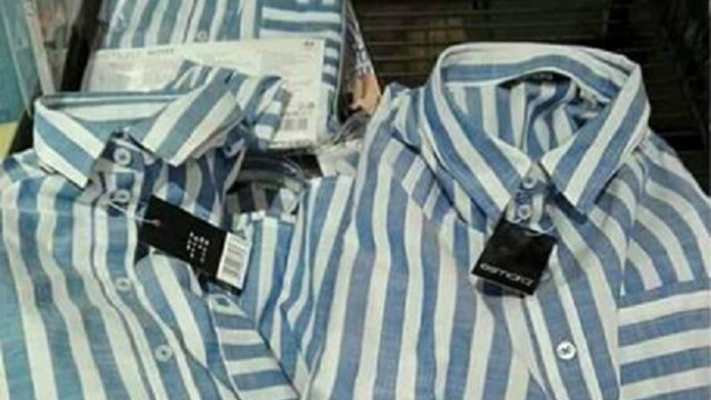 OŚWIĘCIM. Lidl sprzedaje koszule przypominające obozowe pasiaki z Auschwitz