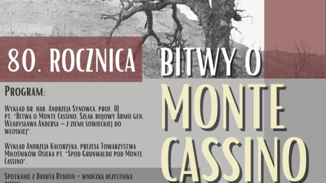 OŚWIĘCIM. Monte Cassino – opowieść o determinacji i poświęceniu