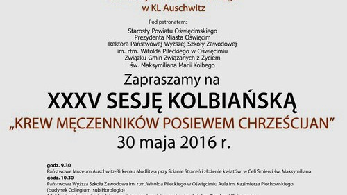 OŚWIĘCIM. O męczeństwie i świętości w Państwowej Wyższej Szkole Zawodowej