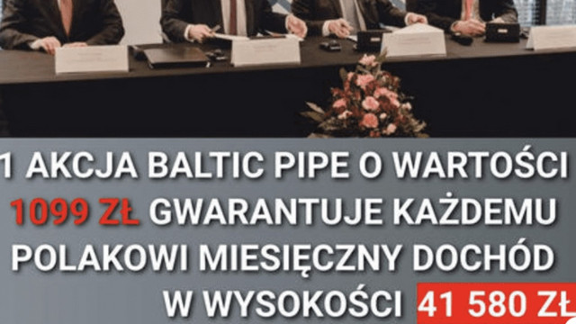 OŚWIĘCIM. Oszustwo na Baltic Pipe: mieszkaniec Oświęcimia stracił 5000 złotych