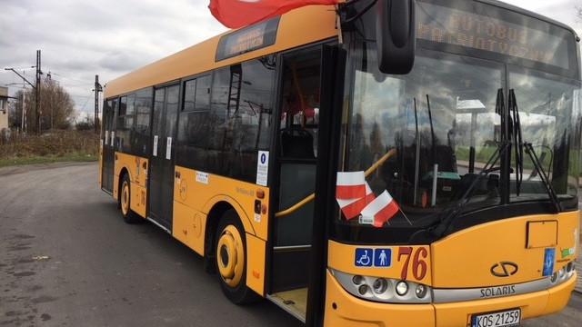 Oświęcim. Patriotyczny autobus na 3 maja