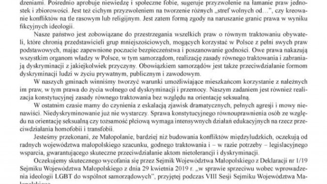 Oświęcim. Prezydenci małopolskich miast apelują do władz województwa małopolskiego
