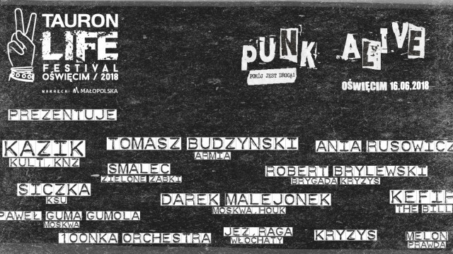 OŚWIĘCIM. Punk Alive na Tauron Life Festival. A punk rockowym miasteczku kasety i winyle