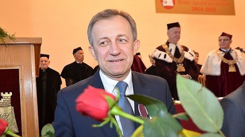 OŚWIĘCIM. Rektor Witold Stankowski odznaczony Złotym Krzyżem Zasługi