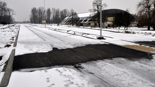 OŚWIĘCIM. Sen zimowy na placu budowy? Kiedy zostanie otwarty (z)modernizowany odcinek ulicy Chemików? - ZDJĘCIA