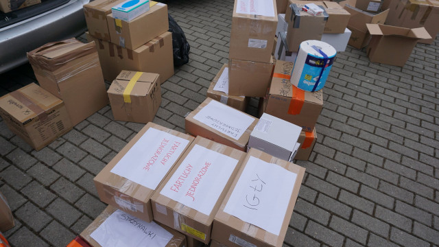 OŚWIĘCIM. Studenci wysłali dary do szpitala polowego na Ukrainie
