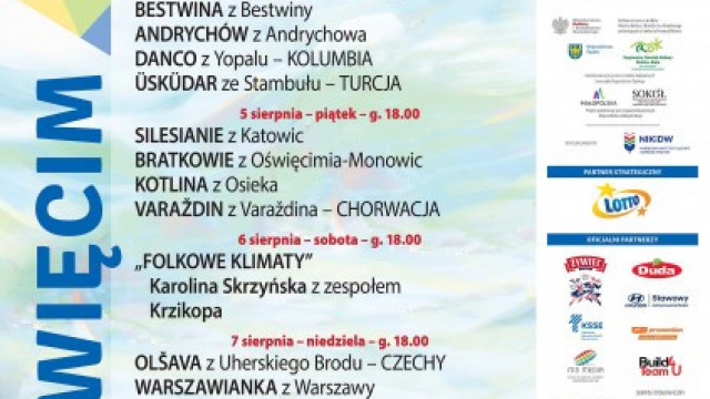 Oświęcim. Święto tańca i folkloru. 59. Tydzień Kultury Beskidzkiej rozpoczyna się w czwartek, 4 sierpnia