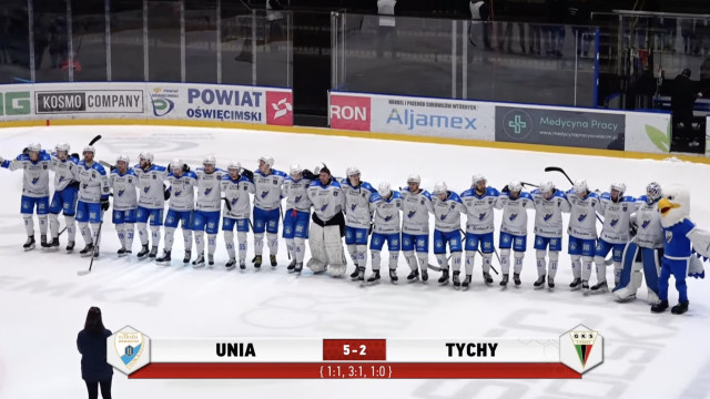 OŚWIĘCIM. W drugim meczu półfinału play-off Re-Plast Unia Oświęcim pokonała GKS Tychy 5:2