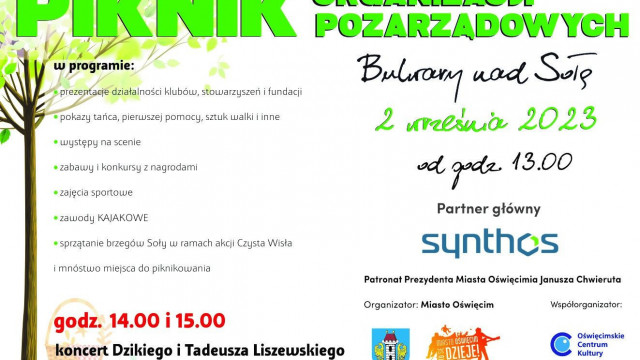 OŚWIĘCIM. W sobotę 2 września XVII Piknik Organizacji Pozarządowych