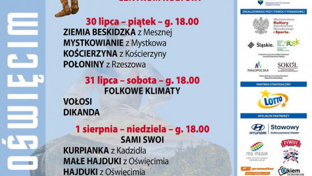 OŚWIĘCIM. W weekend rusza Tydzień Kultury Beskidzkiej