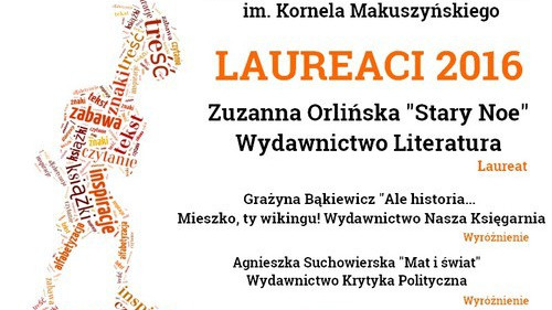 OŚWIĘCIM.  Zuzanna Orlińska z Nagrodą Literacką im. Kornela Makuszyńskiego