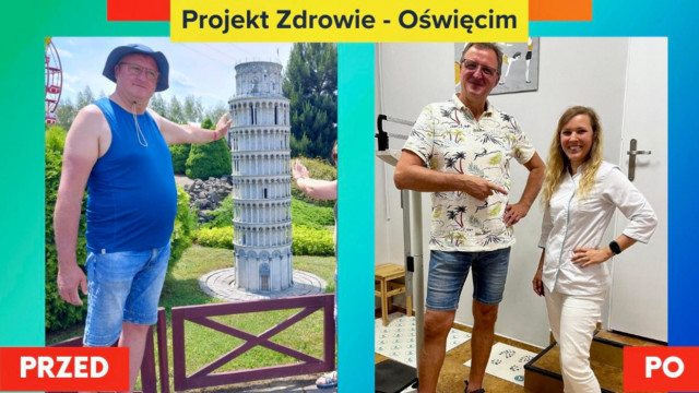 Pan Arek schudł z pomocą Projekt Zdrowie