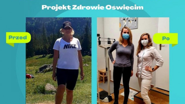 Pani Kamila schudła z Projekt Zdrowie Oświęcim