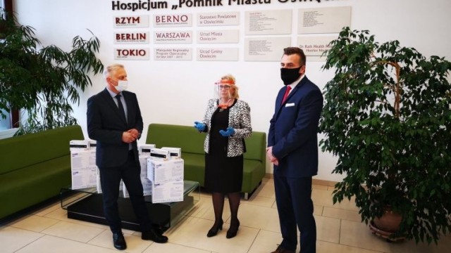 Piękny gest władz Powiatu dla oświęcimskiego hospicjum