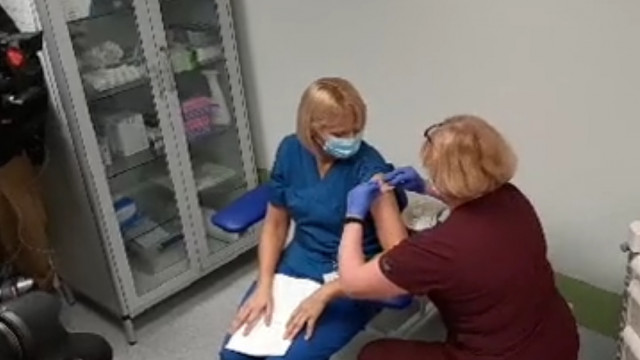 Pierwsza osoba w Małopolsce zaszczepiona przeciwko COVIID-19