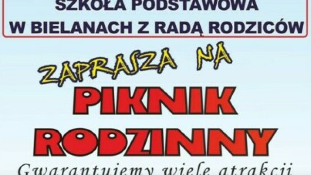 Piknik Rodzinny Szkoły Podstawowej w Bielanach