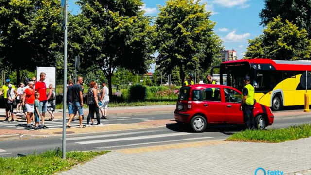 Podczas blokady drogi doszło do niebezpiecznych incydentów