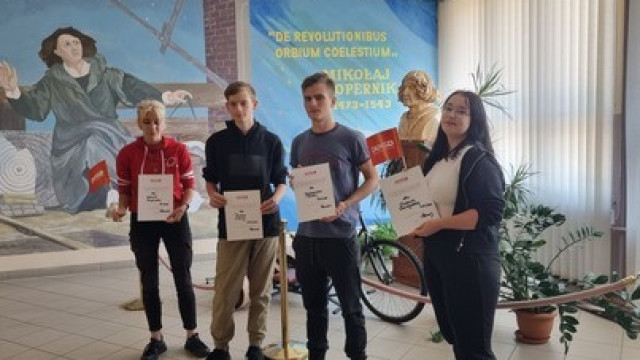 Podsumowanie akcji DKMS szkolnego Klubu HDK z kęckiego Kopernika