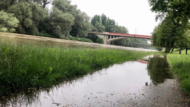 Pogotowie przeciwpowodziowe w Oświęcimiu i Brzeszczach