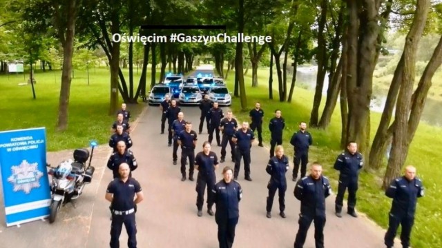 Policjanci przyłączyli się do akcji #GaszynChallenge – FILM