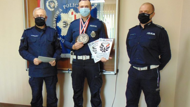 Policjant z Komendy Powiatowej mistrzem Polski w brazylijskim Ju-Jitsu