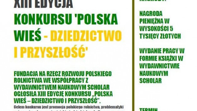 „Polska wieś – dziedzictwo i przyszłość”