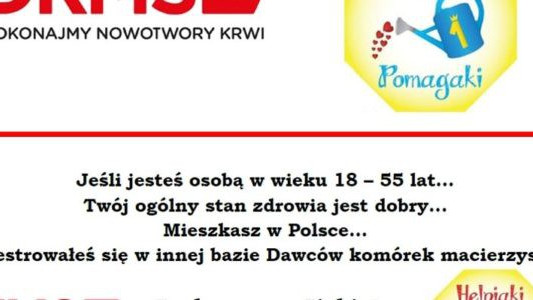 Pomożesz, bo możesz. Dzień Dawcy Szpiku w Jedynce