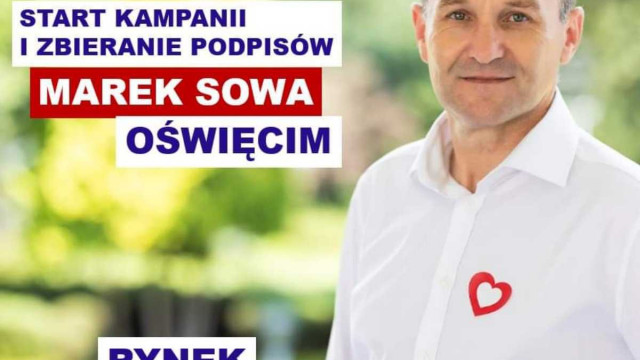 Poseł inauguruje kampanię wyborczą w sercu Oświęcimia