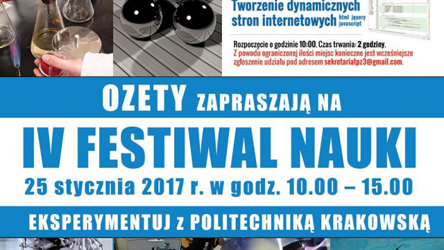 POWIAT. IV Festiwal Nauki z Politechniką Krakowską